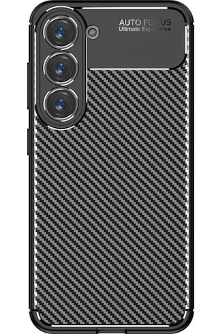 Samsung Galaxy Uyumlu S23 Kılıf Zore Negro Silikon Kapak Siyah