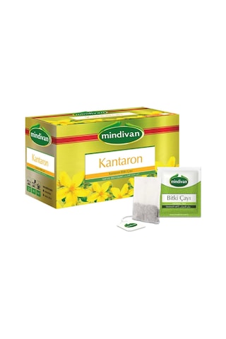 Mindivan Sarı Kantaron Çayı - 20'li Süzen Poşet Bitki Çayı