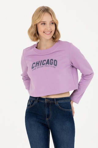 U.s. Polo Assn. Kadın Lila Sweatshirt 50271650-vr034 Lila