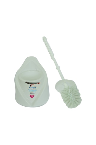 Zambak Plastik Muhafazalı Tuvalet Klozet Fırça Takımı Karışık Renk Zp 152