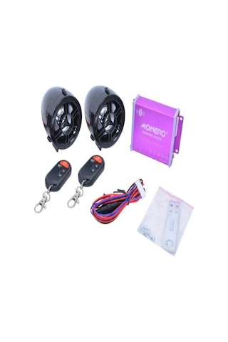 Motosiklet Alarm Seti Ve Mp3 Radyo Çalar Bluetooth M - R Si...