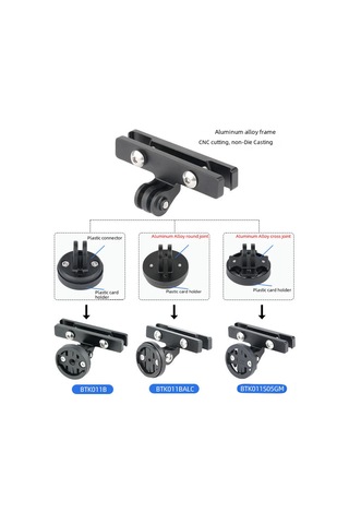 Fosenze Jantlı Bisiklet Arka Fener Tutucu, Alüminyum Malzeme, Garmin Varia Serisi Uyumlu, Kolay Kurulum, Yol Görünürlüğünü Artırır