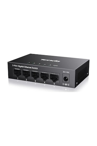 Gigabit 10 100 1000 Unmanaged Ethernet Switchı Ethernet Splitter Masaüstü Veya Duvara Montaj