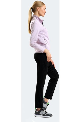 Slazenger RICHMAL Kadın Fermuarlı Dik Yaka Cepli Lila Eşofman Takımı