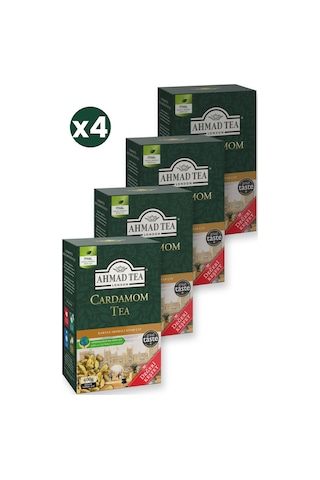 Ahmad Tea Cardamom Tea 400 G Dökme Çay 4'li Ekonomik Paket Toplam 1600 Gram Dökme Çay
