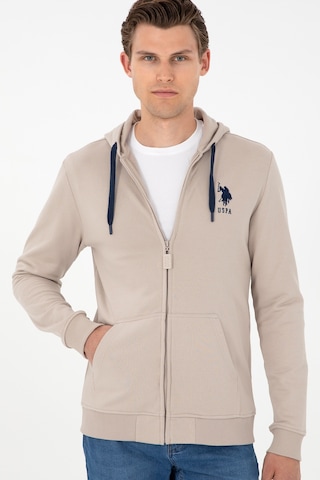 U.s. Polo Assn. Erkek Taş Sweatshirt 50289028-vr049 Taş