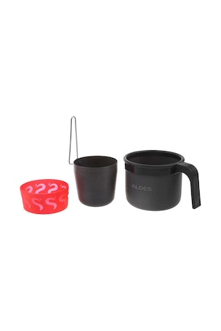 Alocs Kamp Filtre Kahve Demleme Potu Moka Pot Tam Set