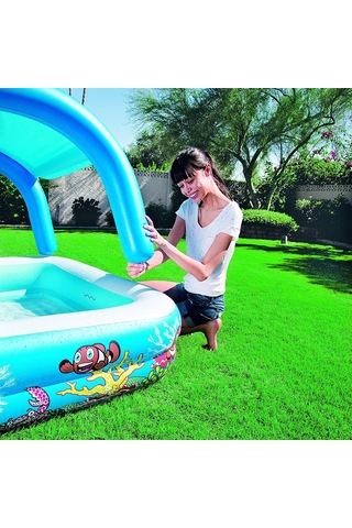 Top Hediye-bestway Gölgelikli Oyun Havuzu - 147x147x122cm - 52192 Diğer