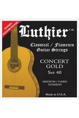Luthier Medium/Hard Concert Gold Klasik Gitar Teli