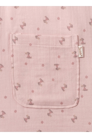 Sterntaler Emmi Girl Bebek Poncho 100% Pamuk, Figürlü, Cepli Ve Şapkalı Pembe