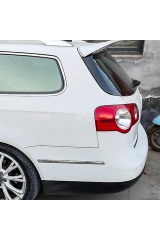Novahub Passat B6 Wagon İçin Siyah Abs Arka Cam Spoyler - 1 Çift Set
