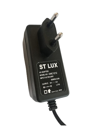 Pedal Adaptörü 9 Volt 2 Amper Şase Ters 9v 2a Pedal Adaptörü