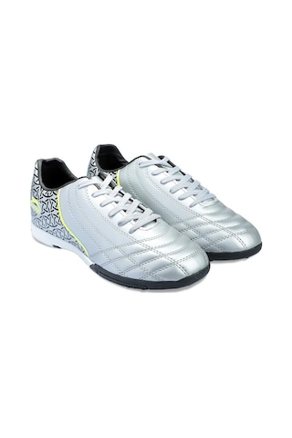 Slazenger HINO HS Erkek Halı Saha Gri / Siyah Futbol Ayakkabısı