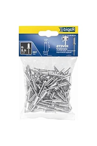 Alüminyum Perçin Ø4.8x10mm 100 Adet Set, Güçlü Bağlantı Çözümü