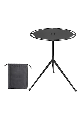 Dolıty Taşıma Çantalı Kamp Masası, Sehpa, Kompakt Plaj Siyah Çok Renkli