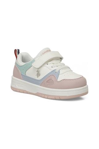U.S. Polo Assn. U.s. Polo Assn. Eny Jr Beyaz Kız Çocuk Sneaker 000000000102032065 Beyaz-pudra