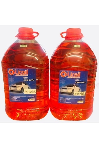 Licoil Yazlık Cam Suyu&Parfümlü&Şampuanlı-12C 2X5 Lt 10 Li . N11.294