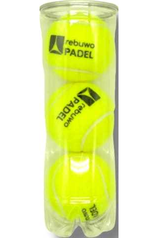 Rebuwo 3'lü Padel Topu - Profesyonel Basınçlı Performans Topu