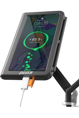 Motosiklet Ve Scooter İçin Dikiz Ayna Uyumlu Telefon Tutucu Pb08