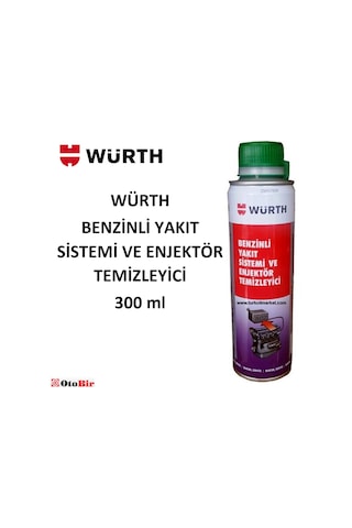 Würth Benzinli Yakıt Sistemi Enjektör Temizleyici 300Ml