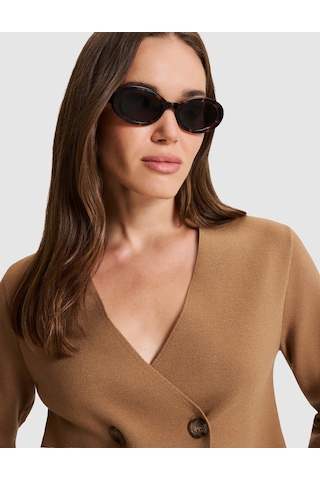 Pierre Cardin Camel Regular Fit Triko Hırka 50331256 Vr015