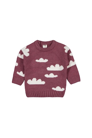 Civil Baby Cloud Örgü 6-18 Ay Kazak - Pembe Gülkurusu