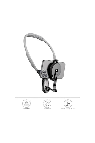 360 Derece Ayarlanabilir Boyun Askılı Manyetik Telefon Tutucu 74808145
