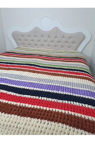 Palm Puffy Çift Kişilik Battaniye -