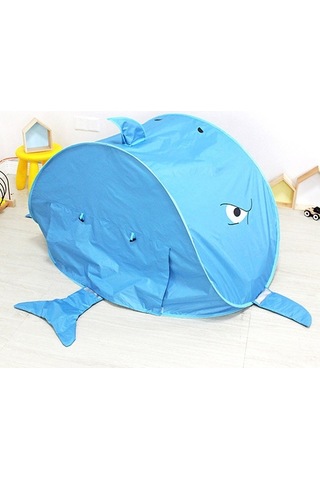 Artfulabode Up Pop Plaj Plaj Mekan Mavi Koruma Köpekbalığı İçin Güneş Dış Çocuklar Çadırı Çadırı Çadırı Bebek Ji Mavi