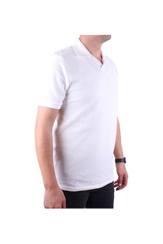 Twister Jeans Twister 2288 Ekru Günlük Kısa Kol Normal Kesim Pamuklu Polo Yaka Erkek Tişört Ekru