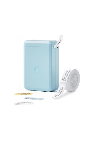 Niimbot D110 Bluetooth Taşınabilir Termal Etiket Yazıcı Mavi