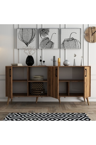 1622 EXXEN AHŞAP AYAKLI MODERN KONSOL