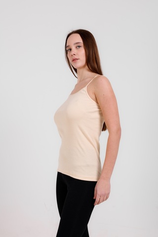 Clara Butik 3'lü Basic Ip Askı Atlet Ten