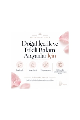 Akita Doğal Yağı Alınmamış Gül Suyu 2 x 250 ML