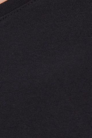 Tudors Erkek Standart Fit %100 Pamuk V Yaka Beli Lastikli Siyah Pijama Takımı-37939 Siyah