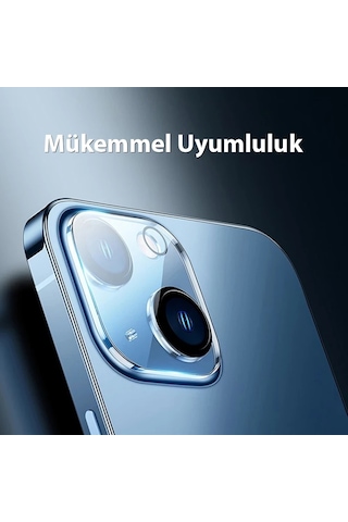 Ally İphone 15-15 Plus Premium Kamera Lens Koruma Camı- 5775 Şeffaf