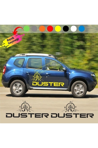 Dacia Duster Pusula Off Road Oto Sticker Set