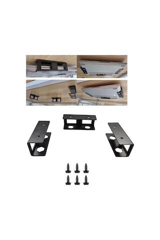 Homyl Altı Dizüstü Bilgisayar Montajı, Rafı 27mm Siyah