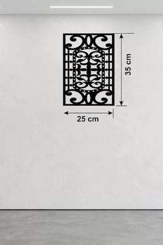 Osmanlı Motifli Dekoratif Ahşap Duvar Tablosu - 25x35 Cm Lazer Kesim Renkli