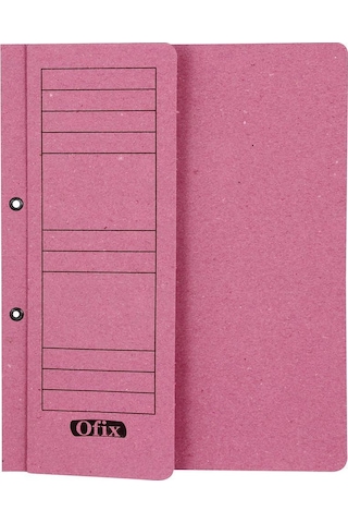 X-plus 96151 Yarım Kapak Dosya Karton A4 50 Adet - Pembe