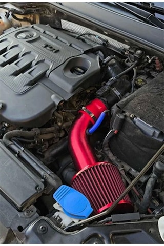 Seat Leon Mk3 1.6-tdi Krom Borulu Spor Açık Hava Filtre Seti-boru Çapı 7,6cm-uzunluk 23cm