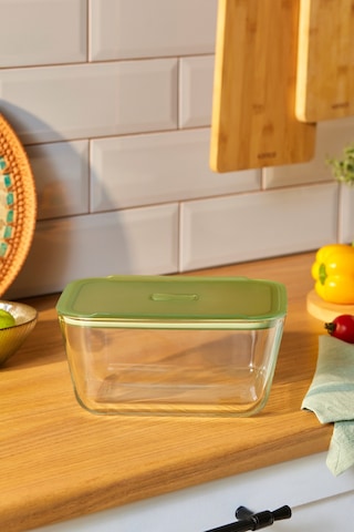 Karaca Green Dikdörtgen Saklama Kabı 2700 Ml Yeşil