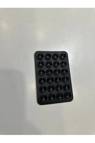 Vakum Telefon Tutucu Öpücük Silikon ,Siyah-Siyah