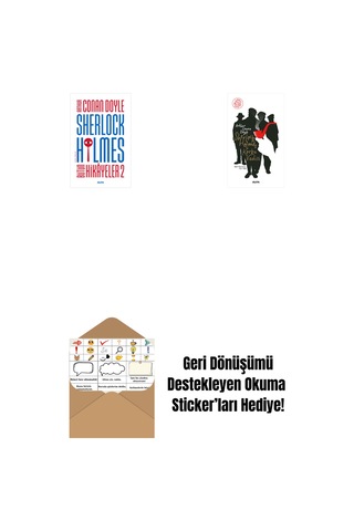 Sherlock Holmes - Bütün Hikayeler 2 + Sherlock Holmes - Korku Vadisi + Okuma Sticker'ları