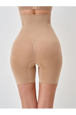 Irina Model Tayt Sıkılaştıran Ve Toparlayıcı Şekillendirici Etkili Push Up Şort Ten Renk Ten