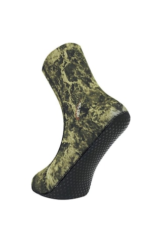 Free-Sub 5Mm Opencell Expert Green Kamuflaj Tabanlı Dalış Çorabı (489036321) Kamuflaj