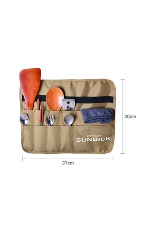 Konesam Dışarıda Kullanım İçin 900d Oxford Kumaş Çoklu Cepli Askı Depolama Çantası - Kamp, Yürüyüş, Dağa Tırmanma Çok Renkli