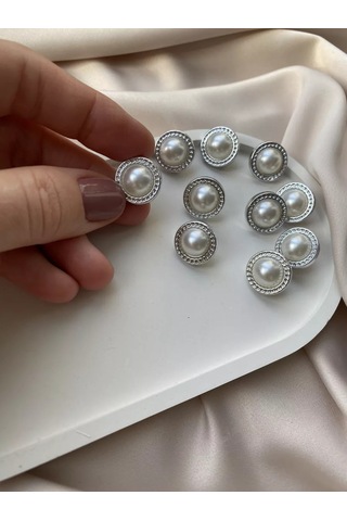 Siberiana İnci Taklidi Düğmeler 12 Mm \ 193443154