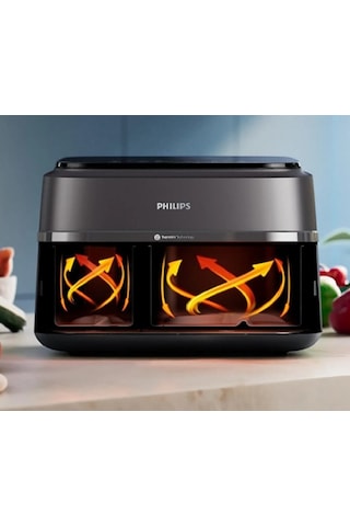 Philips NA350-00 3000 Serisi Çift Hazneli 9 LT Airfryer
