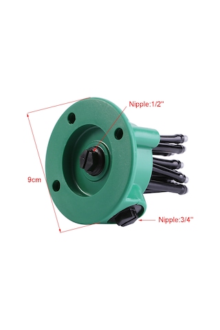 Kosona 2'li Çift Başlı Sulama Spreyi - Esnek Yön Ayarlı, Su Tasarruflu, Bahçe Ve Çiçeklikler İçin